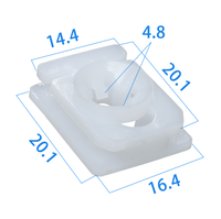 Clips de fixation en plastique pour panneau de bascule, bas de caisse et panneau de moulure décorative de seuil de porte de voiture
