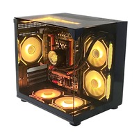 Pcooling Top One Vente en gros Boîtier de jeu pour PC Armoire PC personnalisée Itx Mini boîtier d'ordinateur Châssis de jeu avec USB-C