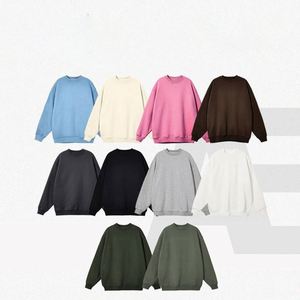 เสื้อสเวตเชิ้ตคอกลมผ้าคอตตอนผสม 350 กรัม คุณภาพสูง ผลิตตามสั่ง OEM MOQ ต่ำ สำหรับผู้ชายและผู้หญิง รุ่น H5485 - Product Image 2
