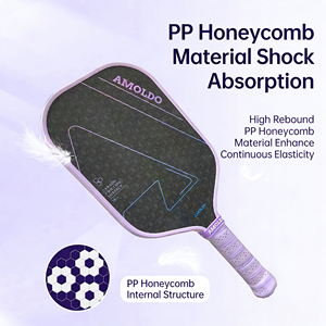 Raquette de pickleball thermoformée en un seul bloc en fibre de carbone pour des performances cohérentes - Product Image 4