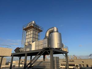 Torre de pulverización de depurador de agua de amoníaco, horno de combustión de soldadura para tratamiento de gases residuales, maquinaria de eliminación de gases - Product Image 5
