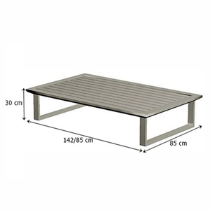 Ensemble de canapé et table basse en aluminium pour l'extérieur, mobilier de jardin, canapé de patio en aluminium - Product Image 5