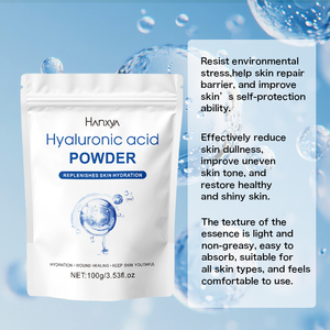 Ácido hialurónico y vitamina C Esencia en <span class=keywords><strong>polvo</strong></span> 100g Bajo peso molecular Grado cosmético Hidratante facial Elemento puro soluble en agua - Product Image 6