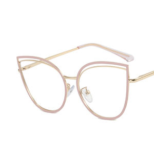 Gafas de Moda 4127 para Mujer, Estilo Ojo de Gato, <span class=keywords><strong>Anti</strong></span> Luz Azul, Protección UV 400, <span class=keywords><strong>Lentes</strong></span> 2024, Montura Metálica para Miopía, Gafas Retro, Montura Óptica - Product Image 5
