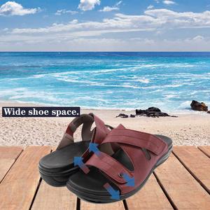 I migliori sandali ortopedici da uomo con supporto <span class=keywords><strong>per</strong></span> arco da passeggio <span class=keywords><strong>scarpe</strong></span> <span class=keywords><strong>per</strong></span> morton neuroma diabete gonfiore sorefeet swollenfeet dolore al tallone - Product Image 6