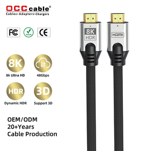 Cable HDMI 2.1 de 8K, 48 Gbps, 8K60Hz, 4K120Hz, Cable HDMI Trenzado de Ultra Alta Velocidad para PS5, <span class=keywords><strong>Xbox</strong></span>, Apple TV, HDR Dinámico, VRR, ALLM, 10K - Product Image 1