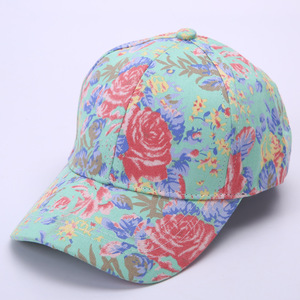 Casquette de baseball pour femmes avec motif de fleurs 100% Cotton Duck Tongue Hat for Outdoor Summer Scenes <span class=keywords><strong>Trucker</strong></span> Hats Wholesale <span class=keywords><strong>AliExpress</strong></span> - Product Image 6