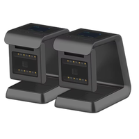 Lecteur de codes-barres OCR sans fil 130W pour bureau, lecteur de passeport NFC 13,56 MHz 2D haute vitesse ROHS pour utilisation en voiture, supermarché et contrôle d'accès