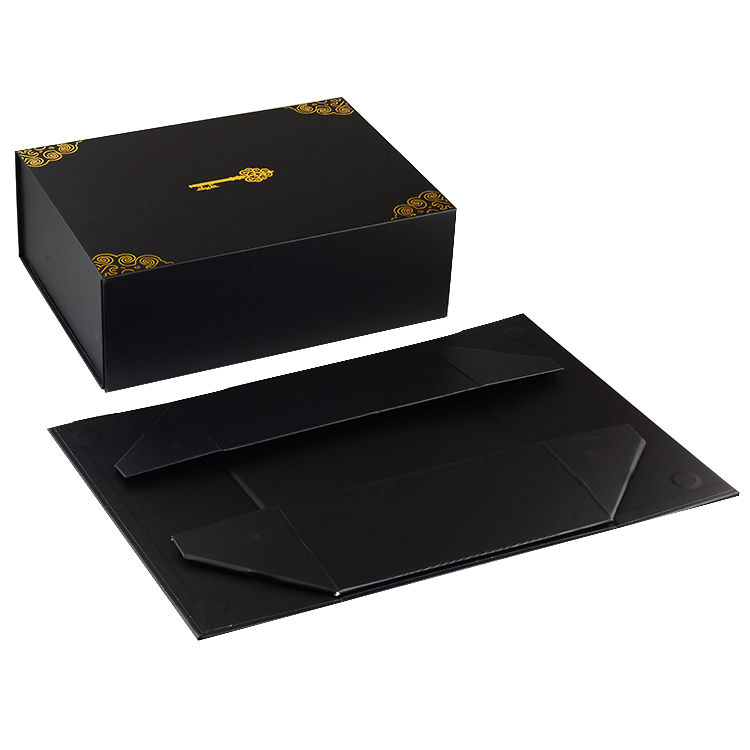Customized Luxury Gold Foil Hot Stamping Oem Reasonable Price Cardboard Magnetic Foldable Gift Box