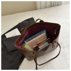 Nouveau sac à main pour femme de grande capacité, sac à bandoulière décontracté haut de gamme, fermeture à glissière, sac à main tendance - Product Image 4