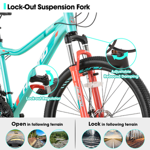 JOYKIE HILAND 26 inç 20 inç disk fren dağ bisikleti Bicicleta <span class=keywords><strong>Mtb</strong></span> yetişkin bisiklet için 21 hız ile - Product Image 3