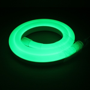 Tira de Luces LED Impermeables para Exteriores IP68, Decoración Flexible para Fiestas en Parques Temáticos, Luz de Tubo de Neón LED Blanca Cálida de 26*15 mm - Product Image 1