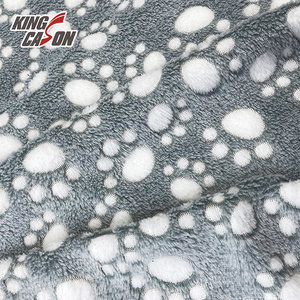 Kingcason-<span class=keywords><strong>tela</strong></span> de lana de Coral de una cara, tejido de punto urdimbre 100% poliéster, impresión personalizada, para uso general, venta al por mayor - Product Image 4