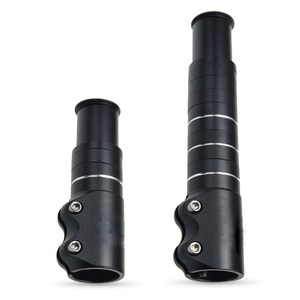 SAIMENG Extensor de Horquilla y <span class=keywords><strong>Manillar</strong></span> Plegable de Aleación de Aluminio de 28.6mm Ajustable Negro para <span class=keywords><strong>MTB</strong></span> y Carretera - Product Image 1