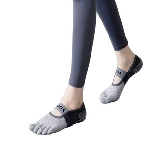 Yoga Five-<b>Toe</b> <b>Socks</b> Cotton Non-Slip Sole <b>For</b> Indoor Fitness Yoga Wear-Resistant Soft Sole - Product Image 3