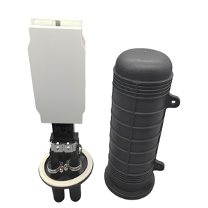 Mini Dome Mufa per Telecomunicazioni in Fibra Ottica, 12 o 24 Core, 3 Tubi, <span class=keywords><strong>con</strong></span> Collare Metallico per FTTH - Product Image 5