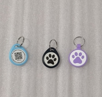 Baboney Maßgefertigte Günstige Langlebige Hunde-QR-Code Smart Pet ID Namensanhänger Solide Umweltfreundliche ABS Leichtgewichtige Moderne BB-9190 Hunde