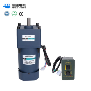 มอเตอร์เกียร์เหนี่ยวนำสำหรับสายพานลำเลียง 220v แรงบิดสูง เสียงรบกวนต่ำ มอเตอร์ไฟฟ้ากระแสสลับเฟสเดียว 200W พร้อมตัวควบคุมความเร็ว - Product Image 1