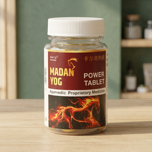 Comprimés d'extrait botanique premium Madan Yog Ayurvedic Power Blend avec des ingrédients naturels à base de plantes - Product Image 1
