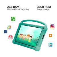 Tabletas Educativas para Niños de 7 Pulgadas con Android 12, 2 GB de RAM, 32 GB de Almacenamiento, Fabricadas con Allwinner