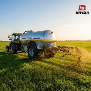 HINDA Épandeur de fumier liquide remorqué, entièrement hydraulique, de précision, avec réservoir de 10 000 L et bras de remplissage automatique pour engrais - Product Image 6