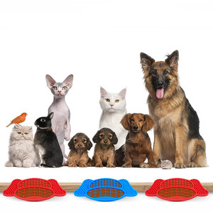 <b>Slow</b> <b>Feeder</b> Silicone Dog Lick Pad Plate With Suction Cup Cute Pet Lick Mat Bowl - Product Image 6
