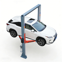 Pont élévateur 4 tonnes à 2 poteaux avec verrou de sécurité, vérin hydraulique double, colonne isolée pour atelier de carrosserie automobile