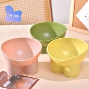 Produsen grosir mangkuk kucing anjing peliharaan kuning merah muda hijau mangkuk makanan dan air kucing dalam ruangan stabil - Product Image 2