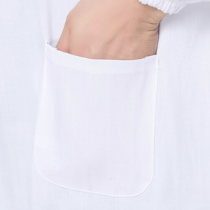 เสื้อกาวน์แพทย์สีขาว แขนยาว แขนสั้น ยูนิเซ็กซ์ สำหรับแพทย์ พยาบาล ไซส์ S M L XL - Product Image 2