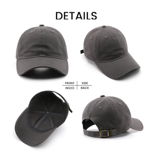 Cappellini da Baseball 100% Cotone Personalizzati, Morbidi e Lavati, Stile Vintage Invecchiato, Cappelli da Papà con Logo Personalizzato, 6 Pannelli Strutturati - Product Image 5