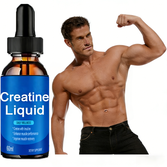 Sport Liposomal Creatine Monohydrate Liquid Drops Electrolyte Energy & Muscle Growth Boosting Vegan Adult Supplement