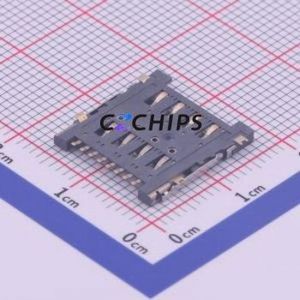 SIM-10A SIM Card Connector SMD Connector Flip Cover Type Micro SIM Card Card Holder 1.5mm - Product Image 2