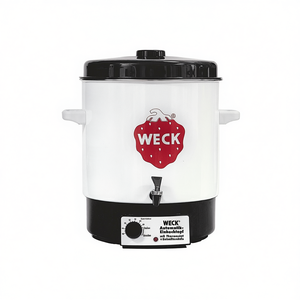 Weck Preserving <b>Kettle</b> 29 L 35 Cm White Enamelled With Tap - Product Image 2