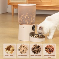 Distributeur automatique de nourriture pour chat Vansity avec logo personnalisé, 4,5 L, anti-blocage, facile à nettoyer, alimentation intelligente rechargeable pour animaux de compagnie