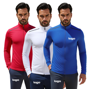 American Retro Stitched <b>Jacket</b> And Pants Set Double-Headed Zipper Sports <b>Jacket</b> Coat Casual Trousers Ensemble - Product Image 1