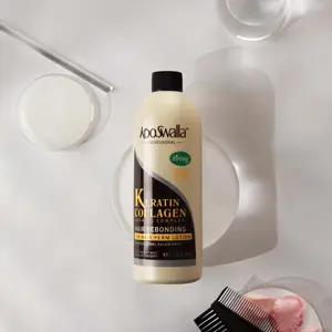 Hair Straight Cream KooSwalla 15 Minutes Speedy Silky 3 In 1 Hair Rebonding Products Permanent Hair Straight Cream
