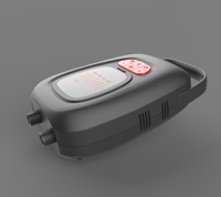 Pompe à air gonflable en plastique pour planche à pagaie SUP 0-20 PSI haute pression avec arrêt automatique pour planches à pagaie, bateaux, kayaks, piscines et essentiels de voyage