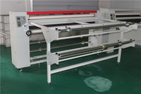 Mesin Press Transfer Panas Roll to Roll 1.6m dengan Meja untuk Kain