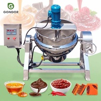 Marmite de cuisson automatique à vapeur pour lait, cosmétiques, confitures et sauces, petite, 100L, 200L, 2000L, pour la cuisson des haricots