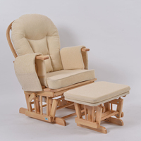 Fauteuil inclinable de maternité à bascule avec repose-pieds et housses lavables