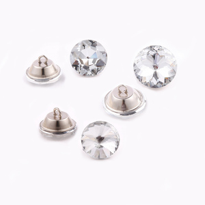 Chất Lượng Tốt Đồ Nội Thất Đầu Giường Sofa Bọc Vòng Chân Rõ Ràng Tinh Thể Thủy Tinh Nút Cho Trang Trí - Product Image 1