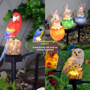 Lampe solaire d'extérieur transfrontalière de nouvelle génération en résine, à encastrer, motif animal de dessin animé, pour jardin et cour, IP55, certifiée CE UE - Product Image 1