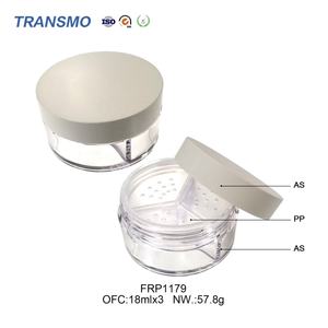 Estuche para Polvo Fijador de Maquillaje, Estuche para Polvo Suelto de 3 Colores, Estuche Compacto para Polvo Compacto - Product Image 3