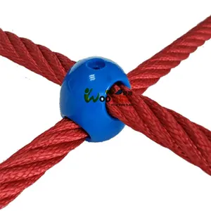 16mm Aluminum Alloy Cross Connector für Playground Climbing Combination Rope Net Frame für Kids Outdoor