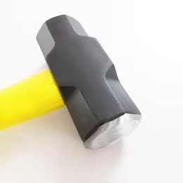 ค้อนทุบหินแบบเยอรมันทำจากเหล็กกล้า45 # พร้อมที่จับท่อเหล็ก - Product Image 2