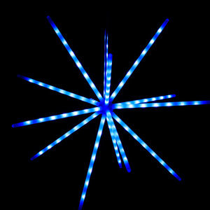 Chapiteau lumineux lumineux de feu d'artifice magique et coloré avec USB LED RVB, pour fête de vacances, mariage et événement de Noël, 8 modes RC - Product Image 1