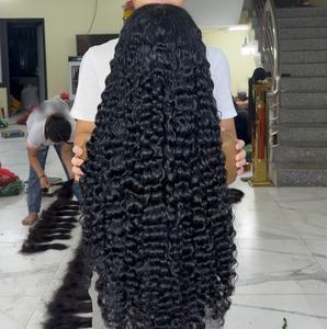 15A Birmaanse Krullende Ruwe Krullende Haarpruik Leverancier, Hoge Dichtheid Transparante Kant Sluiting Menselijk Haar Diep Krullende Pruiken - Product Image 3