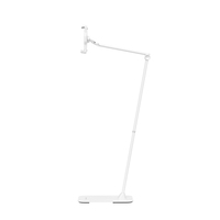 Support de sol universel LEDETECH pour bureau, rotation à 360°, support pour téléphone et tablette, métal, robuste, pliable, réglable, 4,7-12,9 pouces