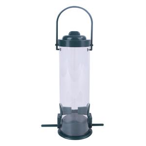 Plastic Tube Bird <b>Feeder</b> Outdoor Garden Transparent Seed Hanging Bird <b>Feeder</b> - Product Image 5