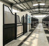 Écuries portables pour chevaux faciles à démonter, utilisées comme écuries temporaires professionnelles, fourniture de boxes pour chevaux, écurie portable d'intérieur